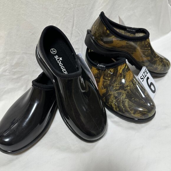 Two for One Price!!! Sloggers Waterproof Rain Shoes - Camo & Black - Picture 2 of 3